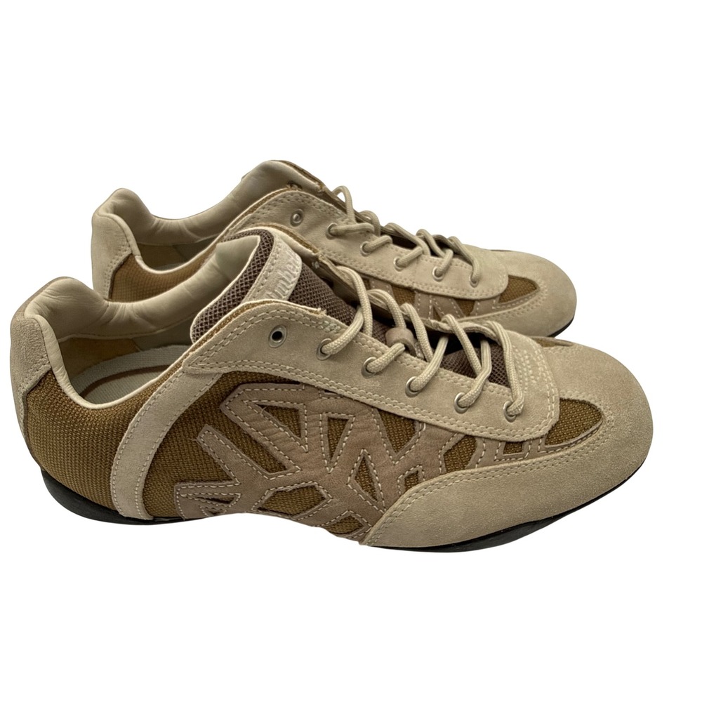 Timberland Smart Comfort Sneakers Mens 9.5M Tan Suede Excellent Low Top 77539